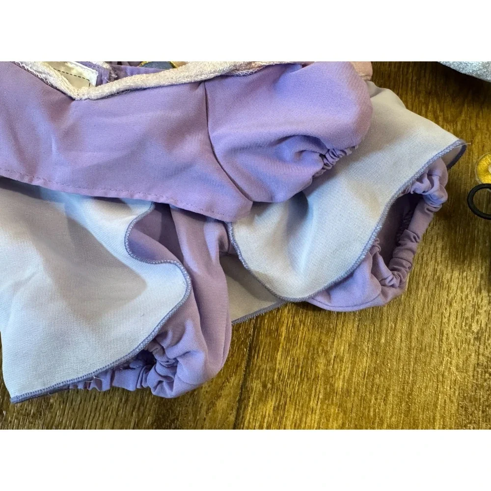 Vtg Build A Bear Disney Aladdin Princess Jasmine‎ Purple Outfit Lamp Shoes Lot